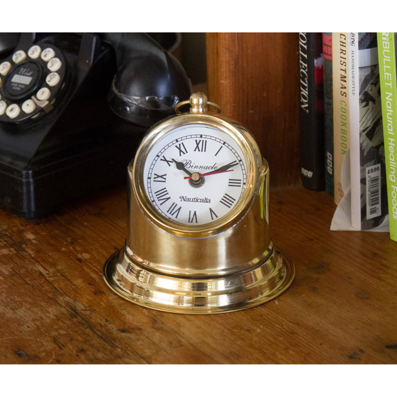 Metal Quartz movement / Crystal Tabletop Clock
