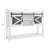 Farmhouse Entryway Table With Sliding Barn Doors, Sofa Table With Storage And Open Shelf, Console Tables-104850506