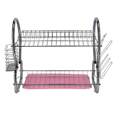 Stainless Steel Two Tier Dish Rack