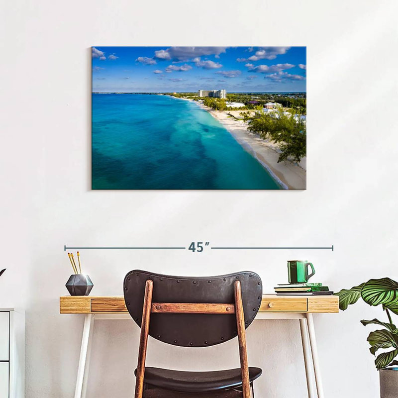 Nicci Cayman Island Shoreline, H 24 po x l 36 po