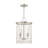 2 - Light Brushed Nickel Lantern Pendant