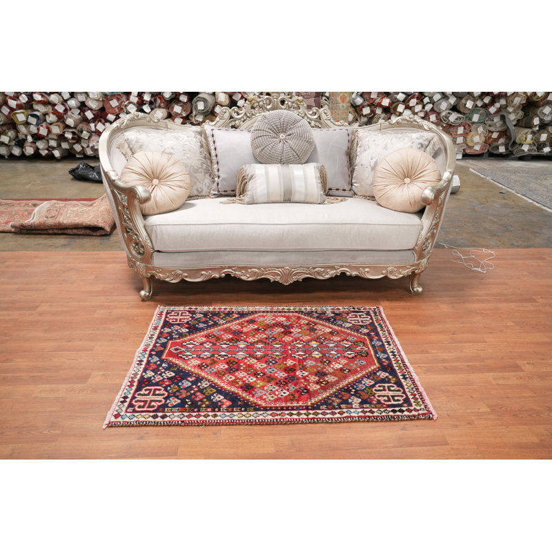 Tapis traditionnel rétro en laine 3 x 4