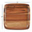Assiette carrée en bois 12 po Noritake Kona