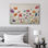 «Vibrant Wildflower Colorful Bright Daisy French Country Flowers», reproduction d'art sur toile encadrée