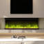 Recessed & Wall-Mounted Electric Fireplace With 12 Flame Colours, 5 Brightness Levels, And Remote Control-1181768769