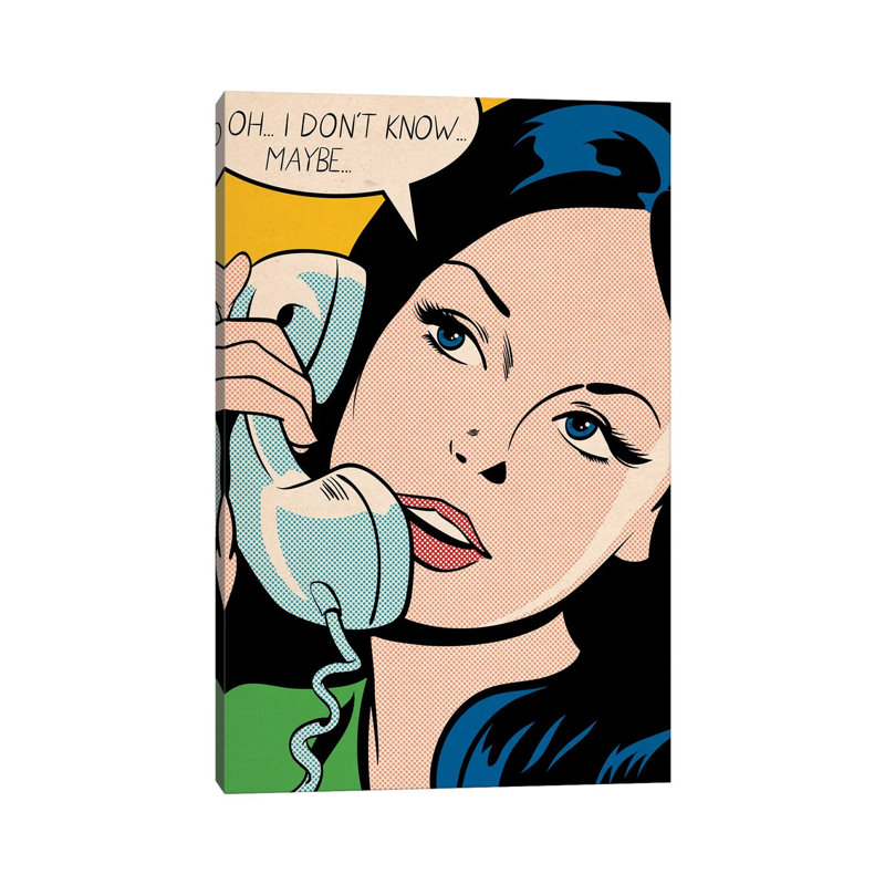 "Oh I Dont Know" par Joseph McDermott, impression sur toile tendue, H 60 po x l 40po x P 1,5 po