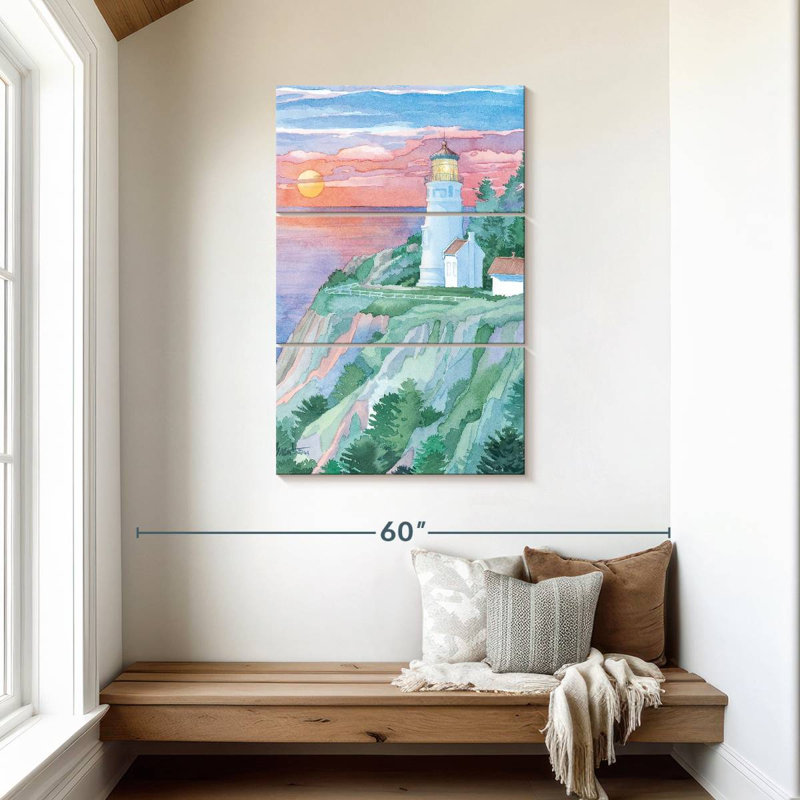 Phare Gillard Heceta Head OU, H 45 po x l 28 po