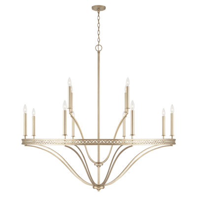 12 - Light Dimmable Classic / Traditional Chandelier