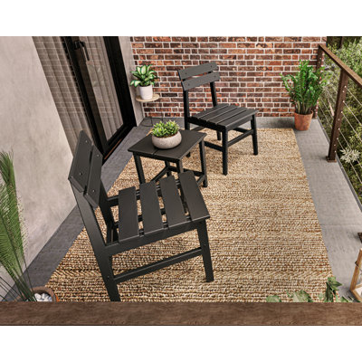Modern Studio Plaza Chair 3-Piece Seating Set in Sand