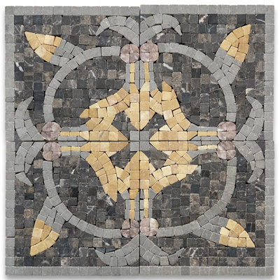 6" x 6" Marble Mosaic Wall & Floor Tile