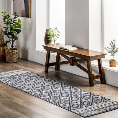 Tapis bleu Boney Southwestern