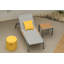 LifestyleGarden Bora 100% Maintenance Free Aluminum Outdoor Patio Sand Lounger