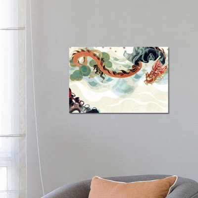 Dragon's Treasure 1 Piece Painting on Canvas