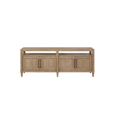 Frank 72'' Entertainment Console with 4 Doors & Open Shelf