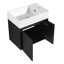 Armoire de salle de bain 24 po avec lavabo, portes à fermeture douce, fixation flottante, pour petite salle de bain-115916251-115916254