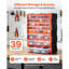 Organisateur de rangement à 39 tiroirs, plastique, armoire de rangement à tiroirs pour l'organisation du garage, organisateur de petites pièces empilable, boîte à outils murale, pour quincaillerie, perles, vis, artisanat, briques de construction