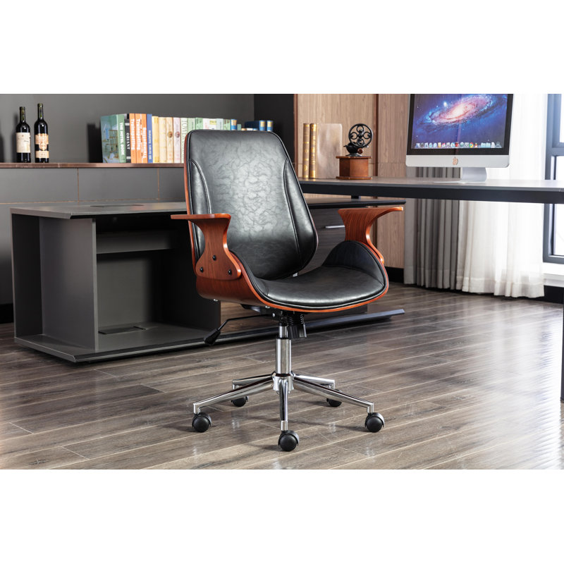 Chaise de bureau Amery, Noir