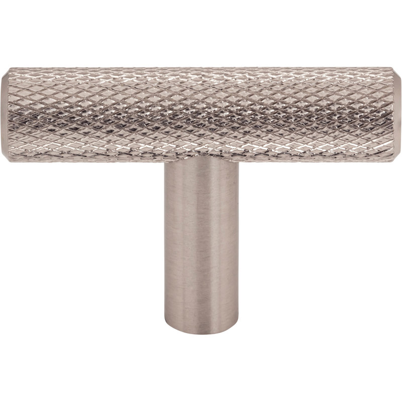 Prestwick T-Knob 2 Inch Brushed Satin Nickel, Brushed Satin Nickel