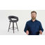 Tabouret de comptoir de 24 po Palafox-24691098-45046347