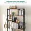 170cm H x 80cm W Metal Geometric Bookcase-466514279