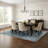Machine Washable Vintage Oriental Area Rug Non-Slip Backing Blue/Beige/Brown Indoor Carpet for Living Room, Bedroom, Hallway Runner-1110745684-1110745688