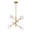 Lustre mobile en verre 4 lumières Spoutnik-2088775480