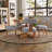 5-Piece Dining Set Mid-Century Modern Wooden Table & Upholstered Chair Set For Home, Kitchen, Dining Room-114651359-114651361
