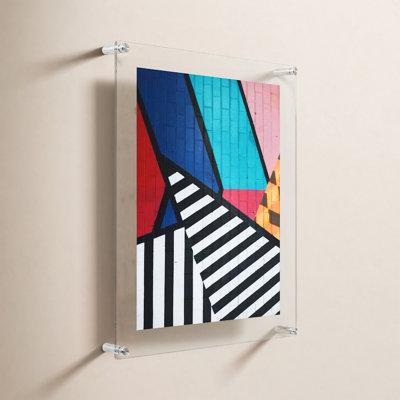 Clear UV-Grade Acrylic Modern Floating Picture Frame
