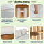 Canapé de patio 3 places avec coussin plus épais, coussins moelleux, coussins de pieds réglables et housses de coussin amovibles-652926265-652926264
