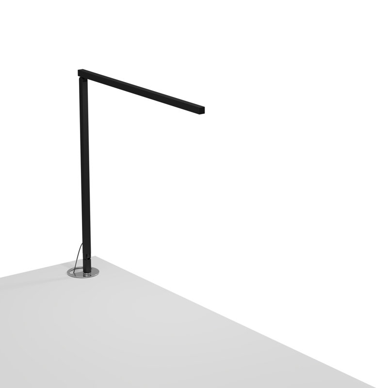 Lampe de bureau Z-Bar Solo Gen 4 avec œillets, Noir mat, 3 500K