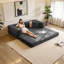 Canapé-lit modulaire convertible 2-en-1 avec matelas en mousse à mémoire de forme - aucun assemblage requis, canapé-lit peu encombrant pour salon, chambre à coucher, studio-709078212