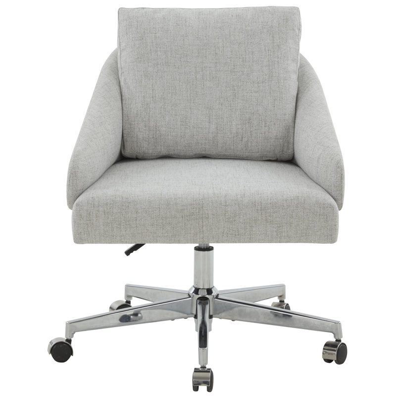 Cathelijn Swivel Task Chair, Light Gray