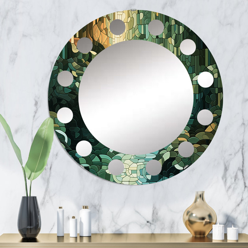 Miroir mural Zadiee, 32 po x 32 po