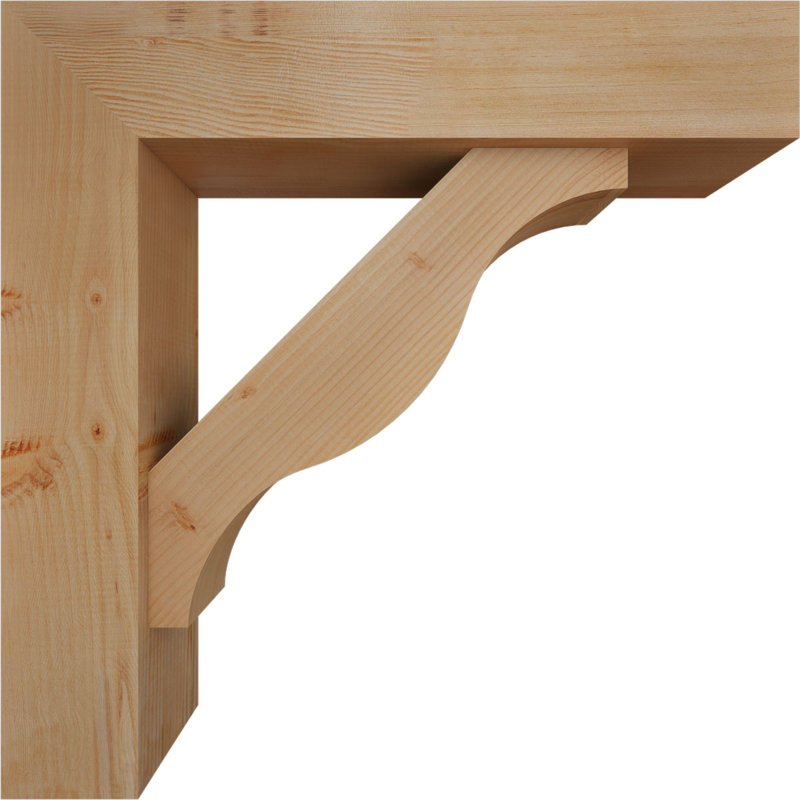 Support Funston Block avec support décalé, 32 x 32, Sapin Douglas de l 7 1/2 (lisse)