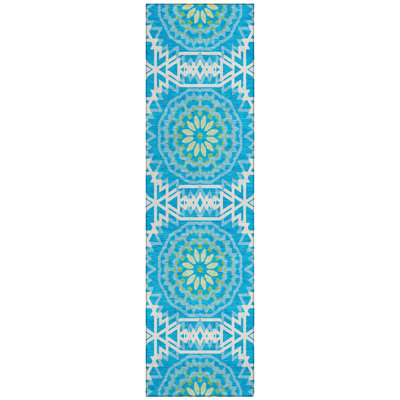 Kawon Geometric Indoor / Outdoor Rug