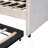 Upholstered Daybed Sofa Bed Twin Size With Trundle Bed And Wood Slat-1721231774