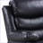 Recliners with Power Recline, Pillow Top Arms | Black Synthetic Leather | Wood Frame-256020737