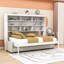 Lit escamotable avec canapé escamotable et tablettes DEL Murphy-1376974375