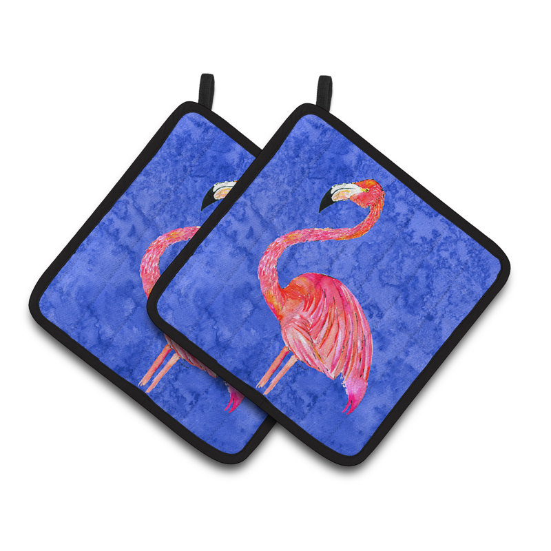 Cuisinier poignée east urban home flamant rose
