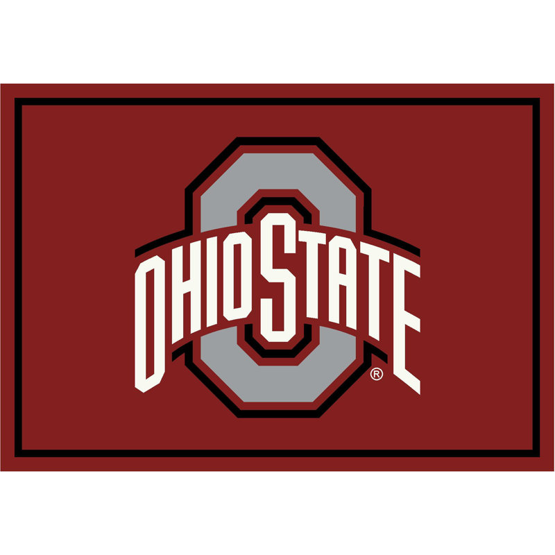 Tapis Ohio State Spirit, Rectangle 8 pi x 11 pi