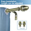 Tringle à rideaux simple réglable Tubbs-744337697-744337706