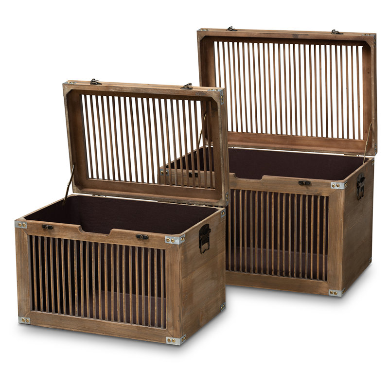 2 Piece Accent Trunk Set