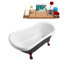 1549.4mm x 701mm Freestanding Soaking Acrylic Bathtub-1237320413-1237320404