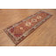 Geometric Kazak-Style Indian Runner Rug 3x8