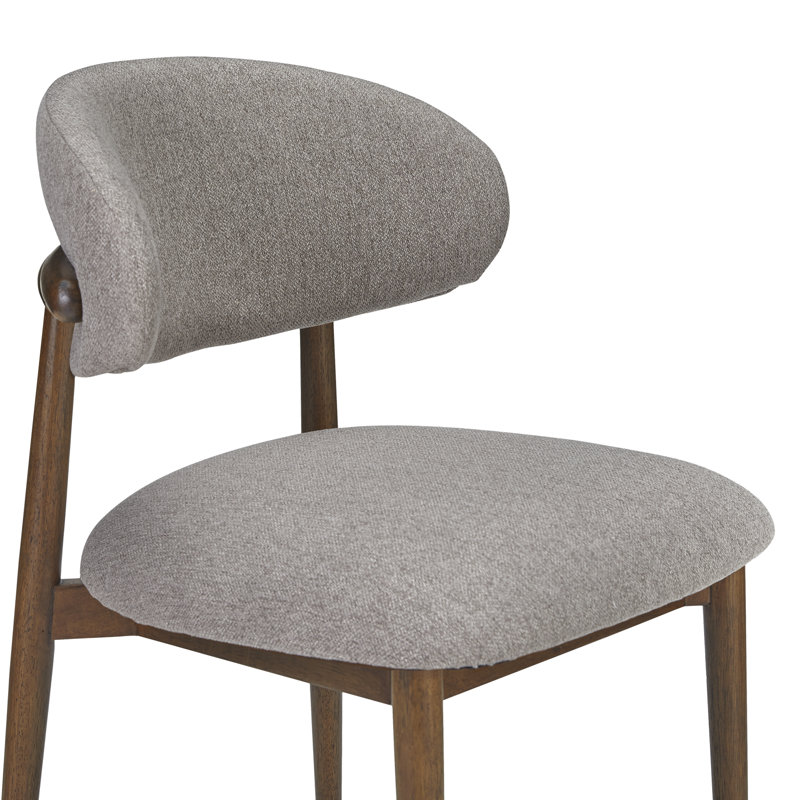 Deloris 26.5" Counter Stool, Grey Performance Chenille