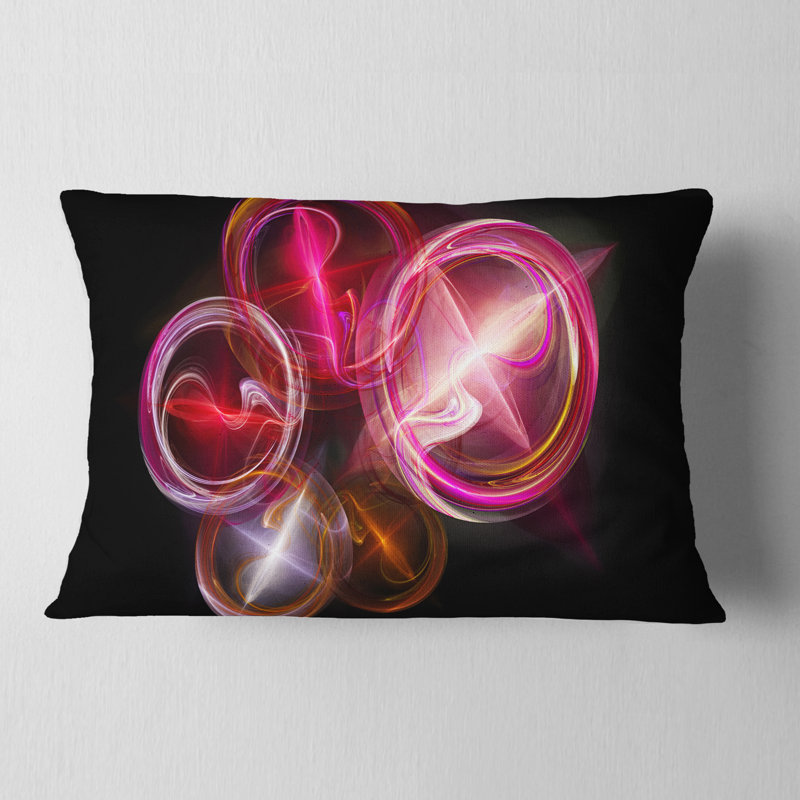 Coussin lombaire de bureau fractal Abstract