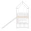 Lit mezzanine simple avec glissade, lit maison avec glissade-648564127