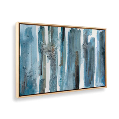 Frozen Forest Reflections, reproduction sur toile dans un cadre