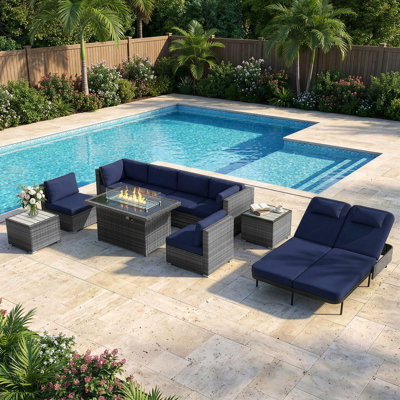 Ensemble de conversation modulaire 10 pièces Luxury