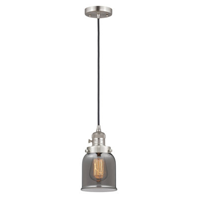 Franklin Restoration - Amberlynn - 1 Light Cord Hung Mini Pendant - On-Off Turn Switch - Bulb Not Included